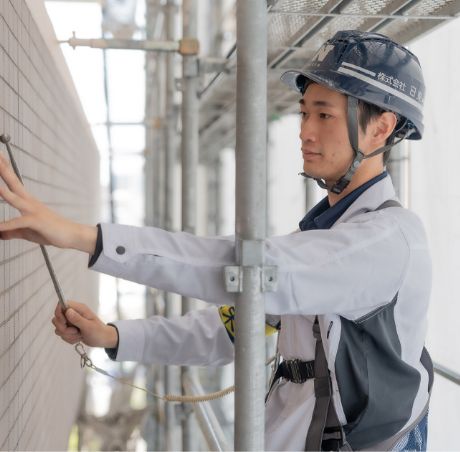 外壁タイル補修工事